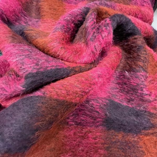 Hilco Wollstoff Pacita Mantelstoff Mohair Alpaka